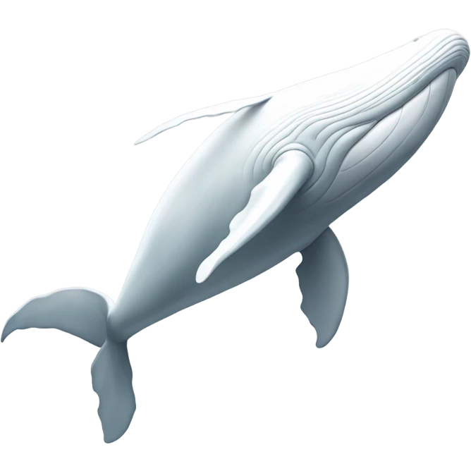 white whale , underside emoji