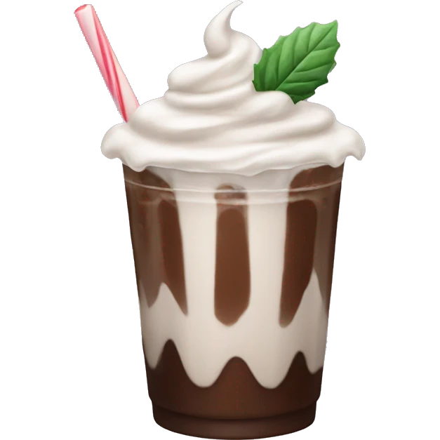 iced peppermint mocha emoji