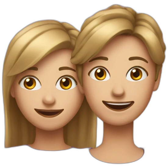 Deux meilleurs amies emoji