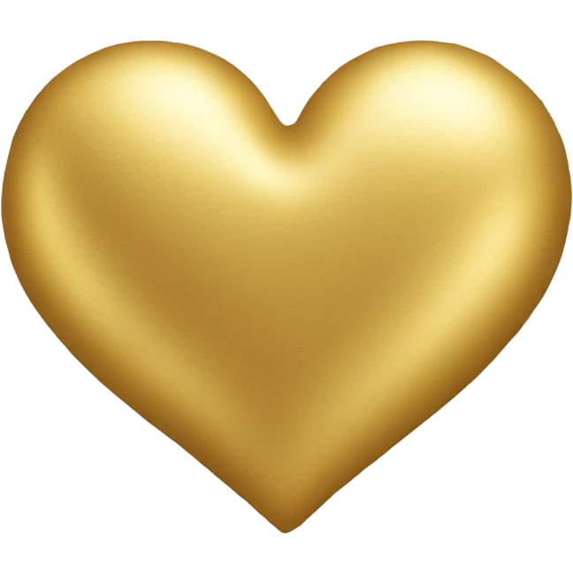 gold heart emoji