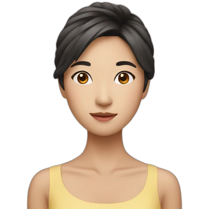 Pretty Asian emoji