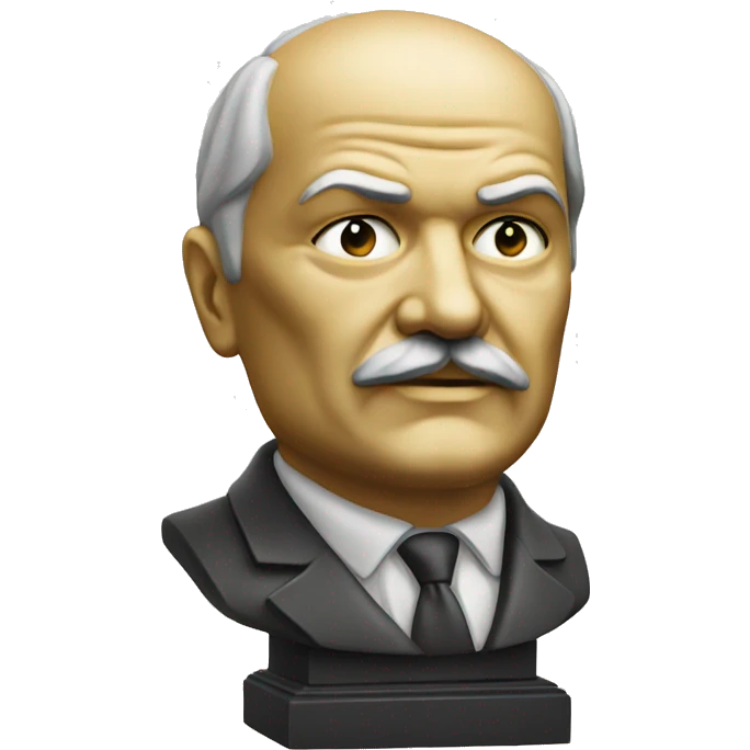 Lenin head statue emoji