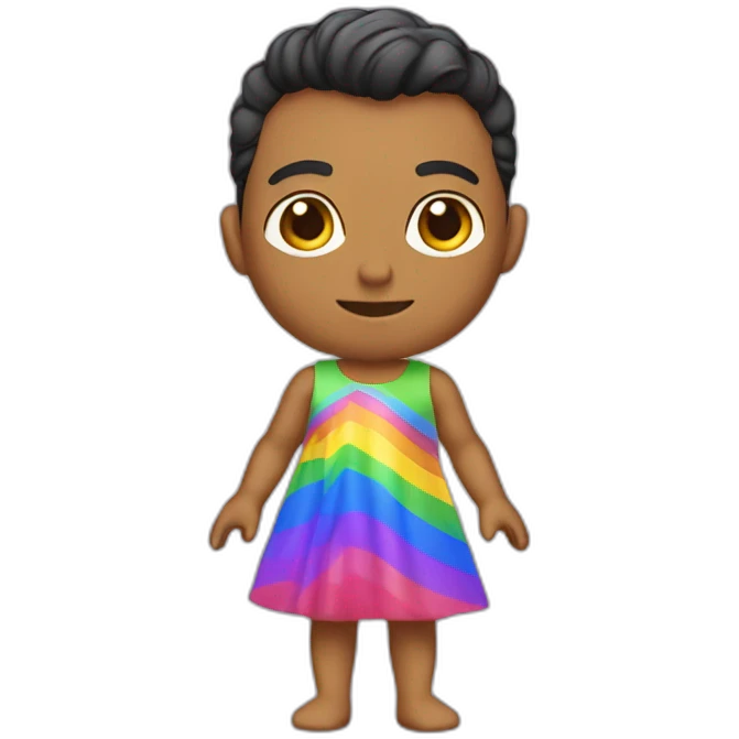 gay con vestido emoji