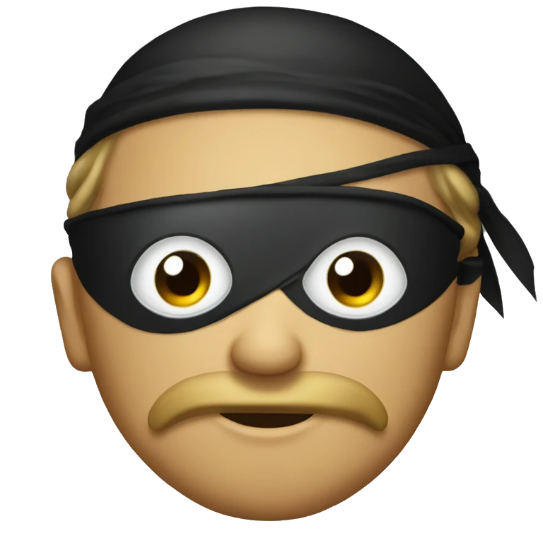 pirate with eye patch emoji