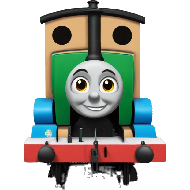 Thomas the tank engine with belly  emoji