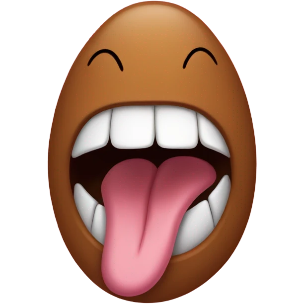 Tongue sticking out emoji
