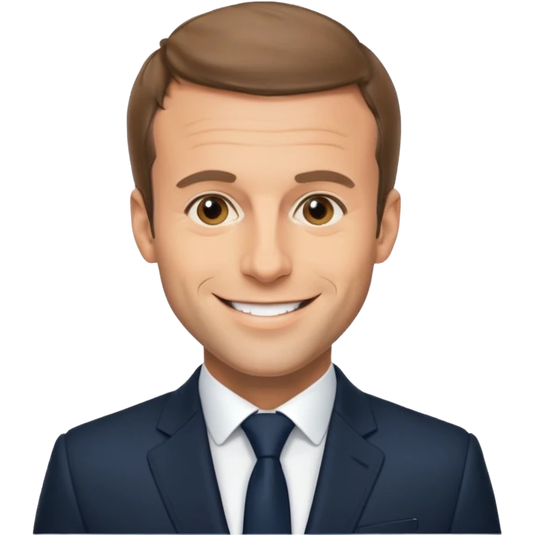 Un emojin de Emmanuel Macron  emoji