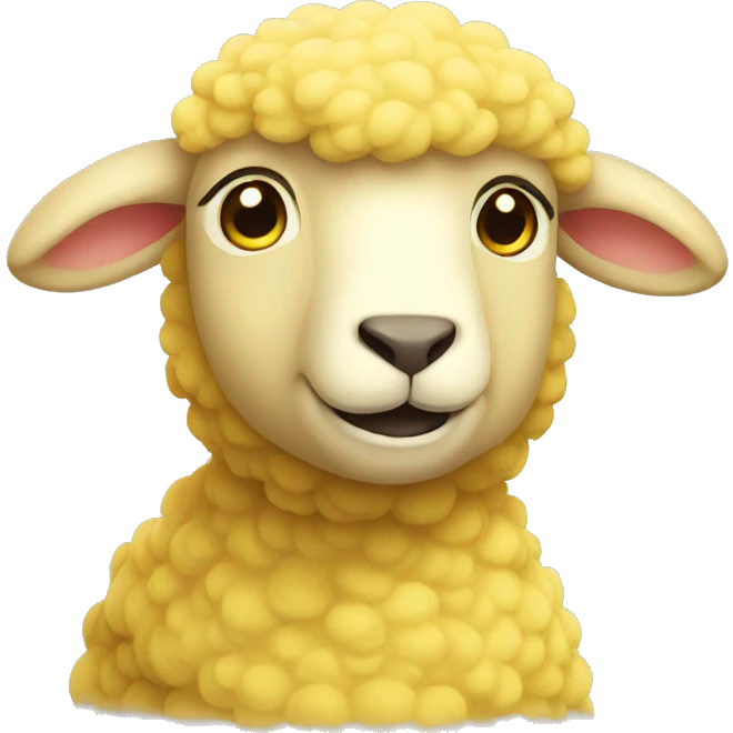 yellow sheep emoji