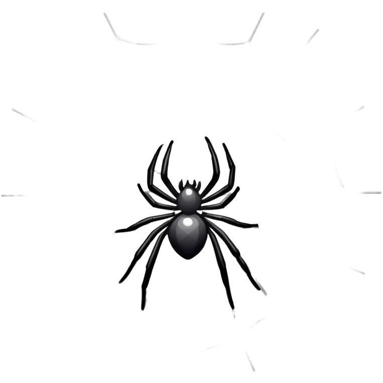 light grey spider web emoji