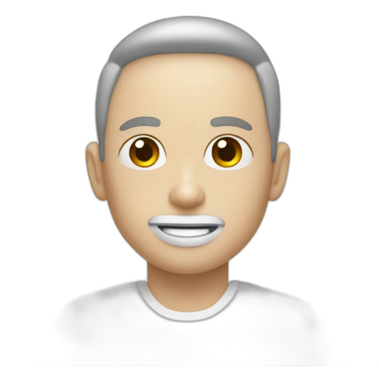 manucure white emoji
