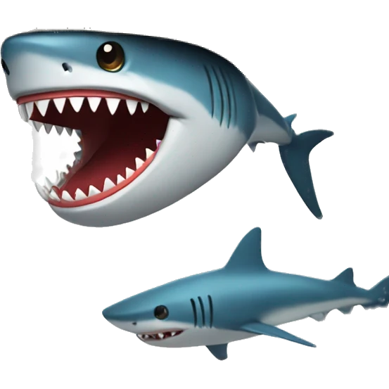shark wearing a sombrero emoji