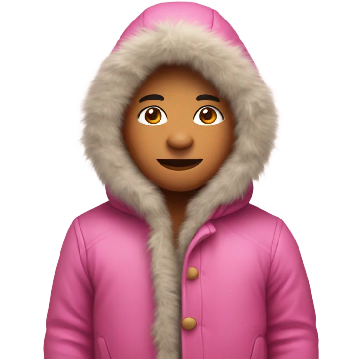Pink eskimo emoji