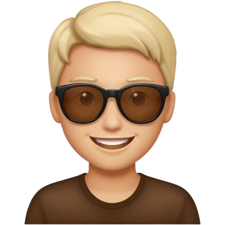 Naughty looking smile with sunglass  I mean  this kind of smile "😊" emoji