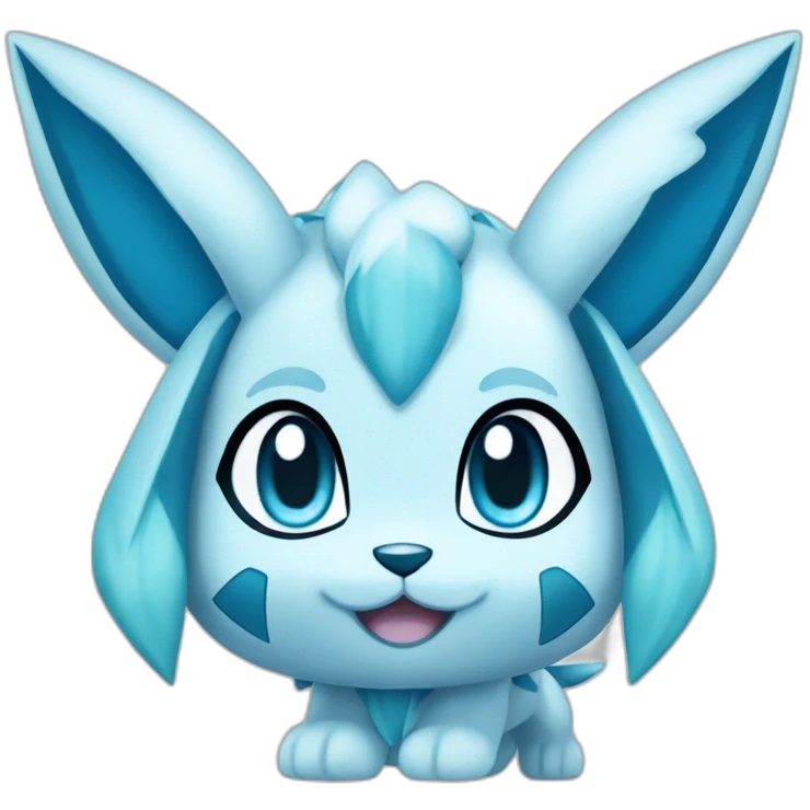 Glaceon pokemon ice type emoji