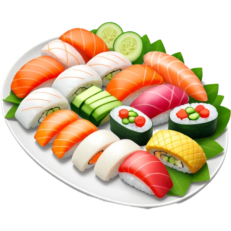 Vegetable nigiri platter  emoji