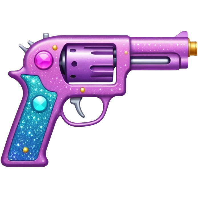 glitter gun emoji