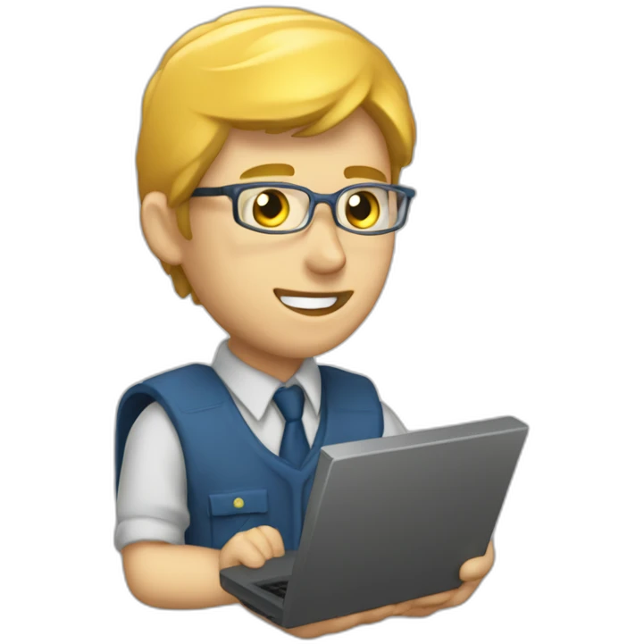 jean cury the bioinformatician writing code in bash emoji