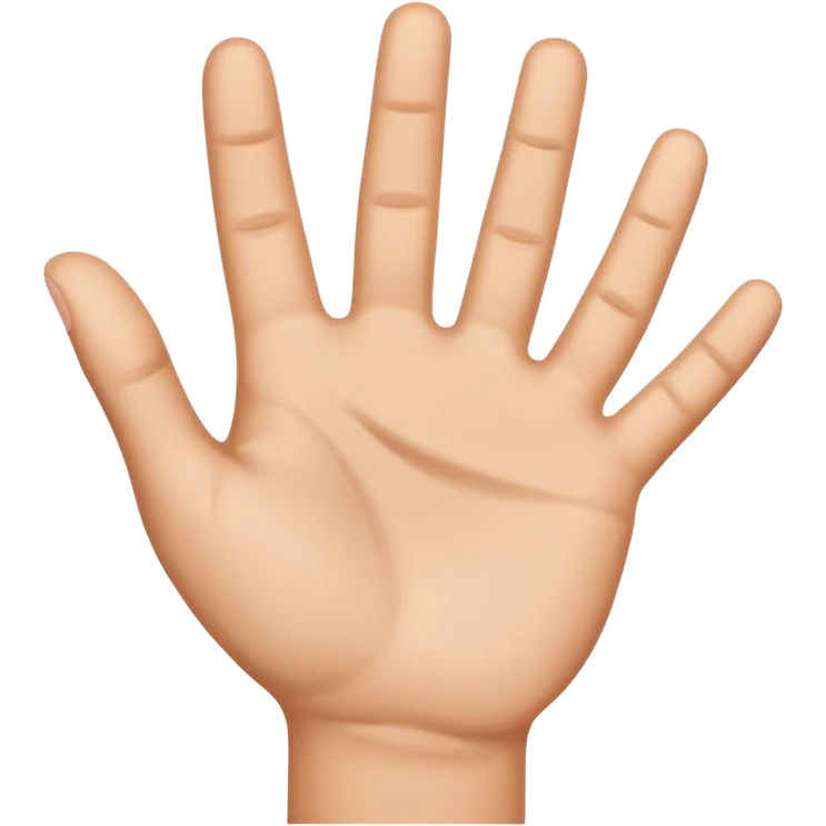 raised hand emoji