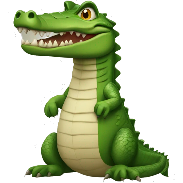 crocodile with a hoodoo emoji