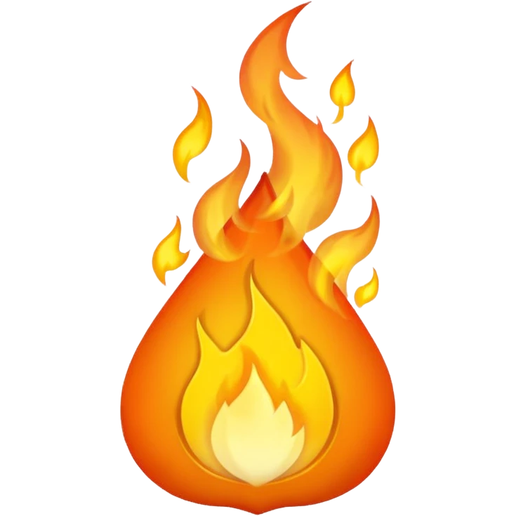 Fire burning  emoji