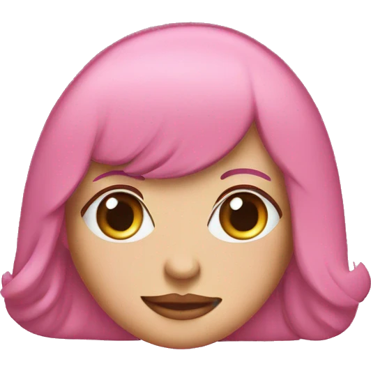 the name OLETA spelled out in pink emoji