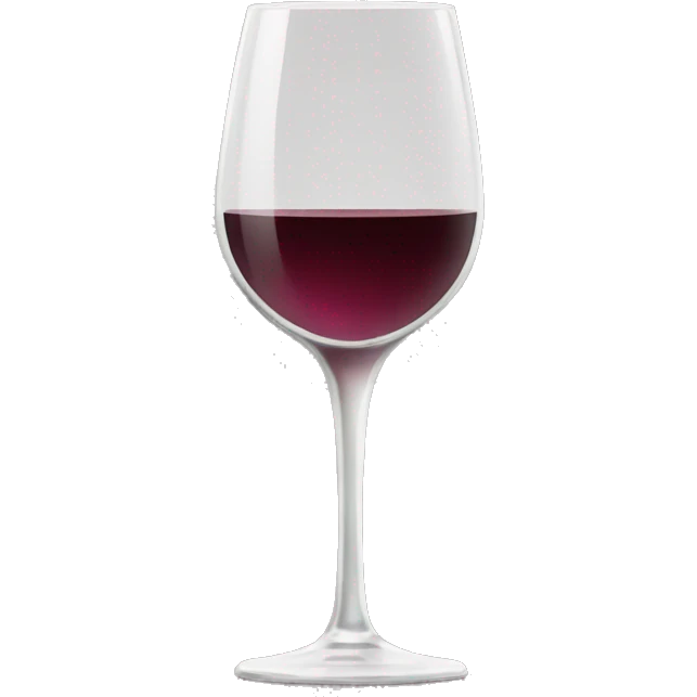 minimalist wine glass  emoji