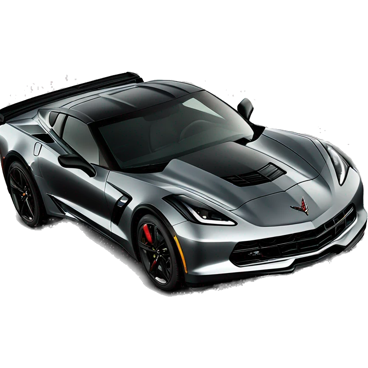2024 Black Corvette emoji