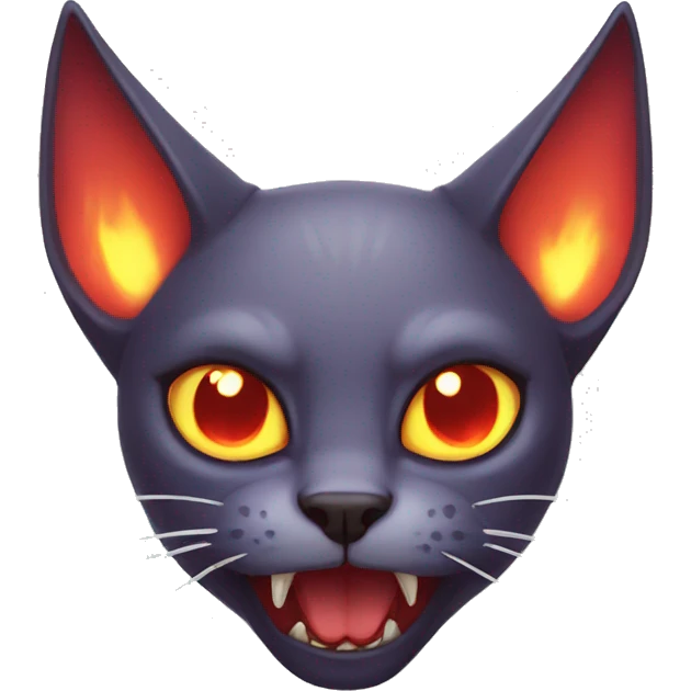 demon cat demonic emoji