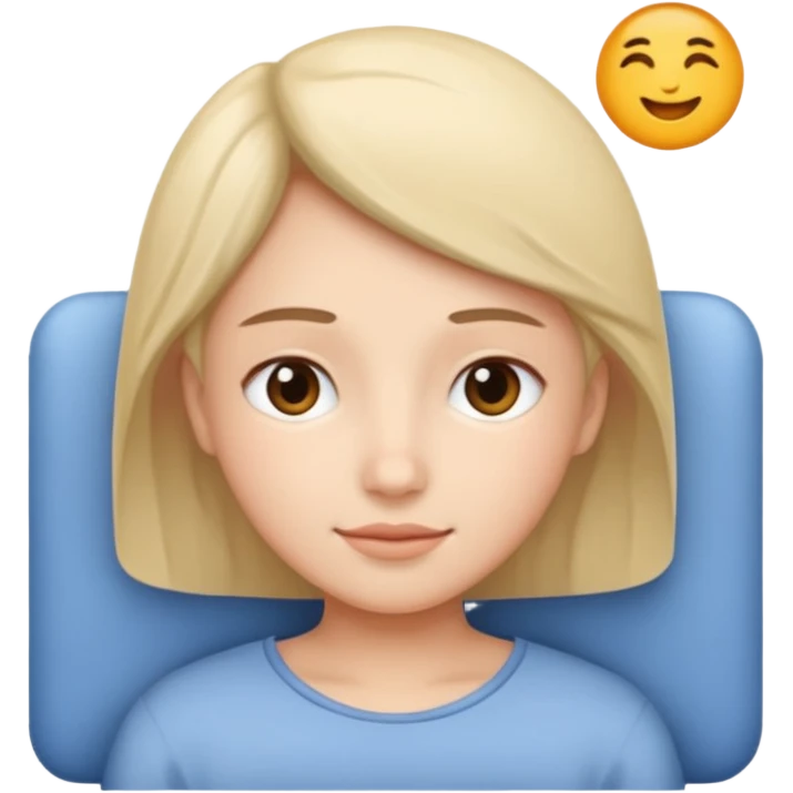 Pleasant, good night emoji