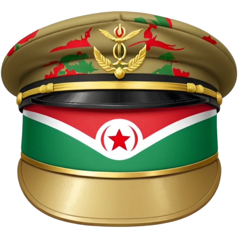 کلاه سرباز و پرچم ایران emoji