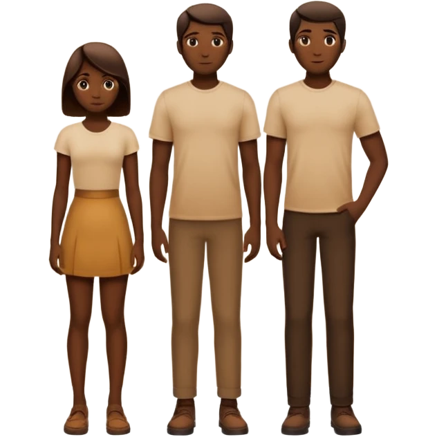 2 peoples standing far  emoji