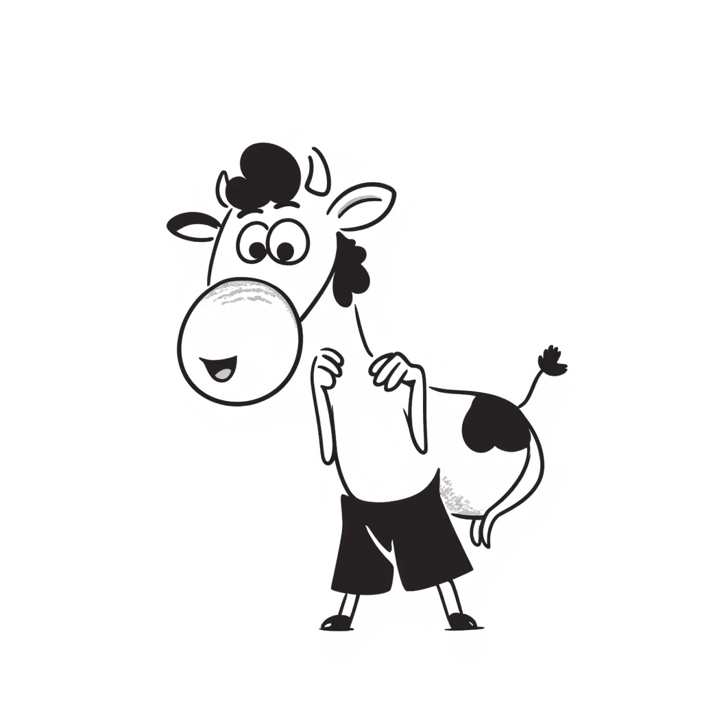 very surprised cow emoji