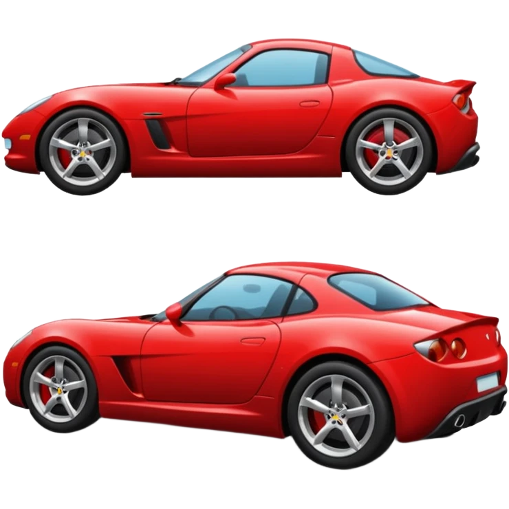 red sports car emoji
