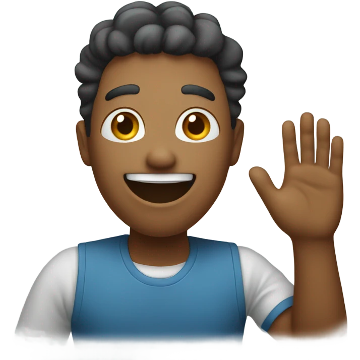 Waving emoji emoji