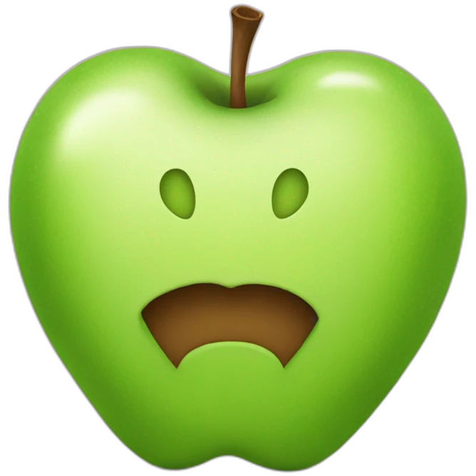 Coeur apple emoji