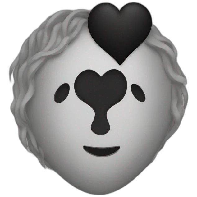 Black heart emoji