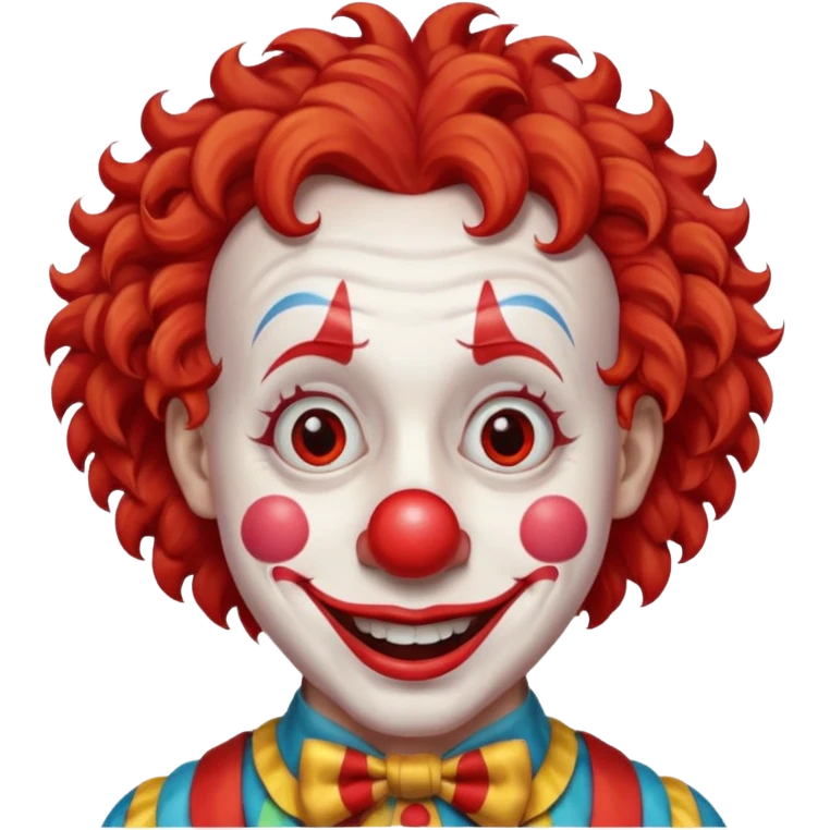Harpo as a clown emoji