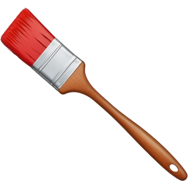 red Paintbrush emoji