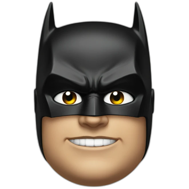 Batman's fat emoji