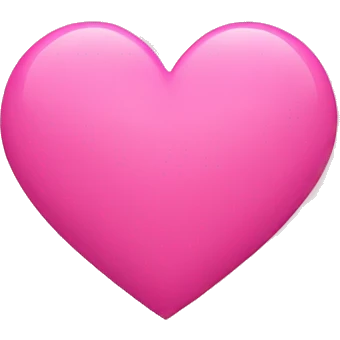 Heart pink  emoji