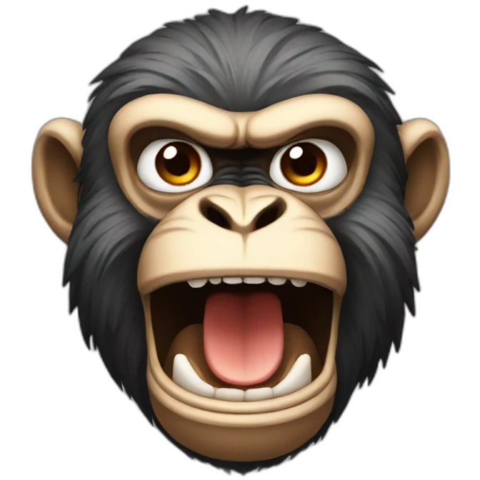 Angry Monkey emoji