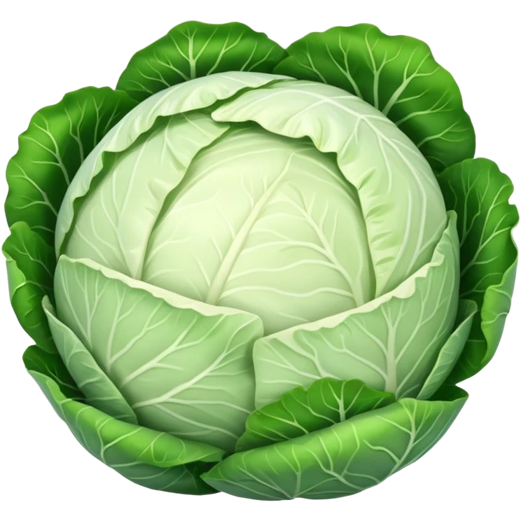 white cabbage   emoji
