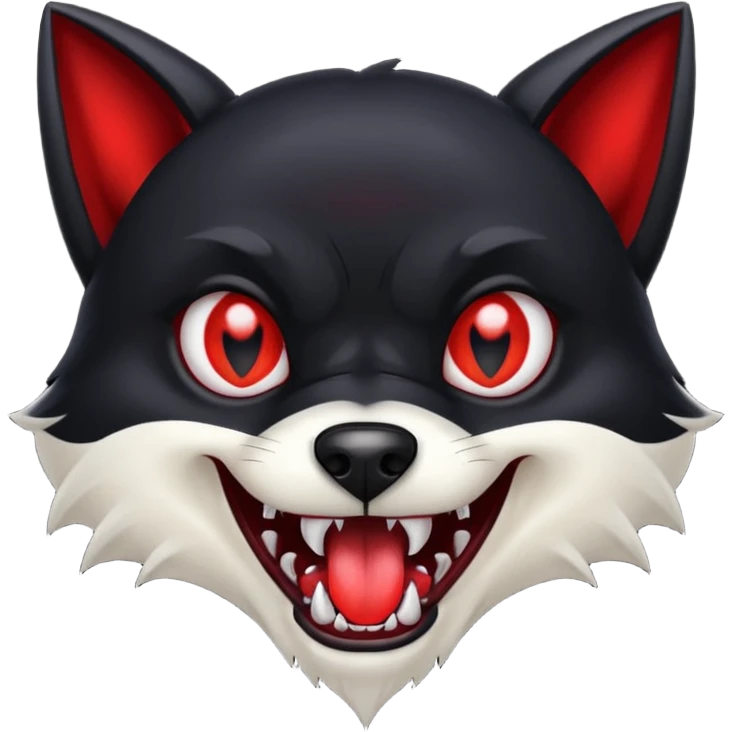 vampire dog emoji