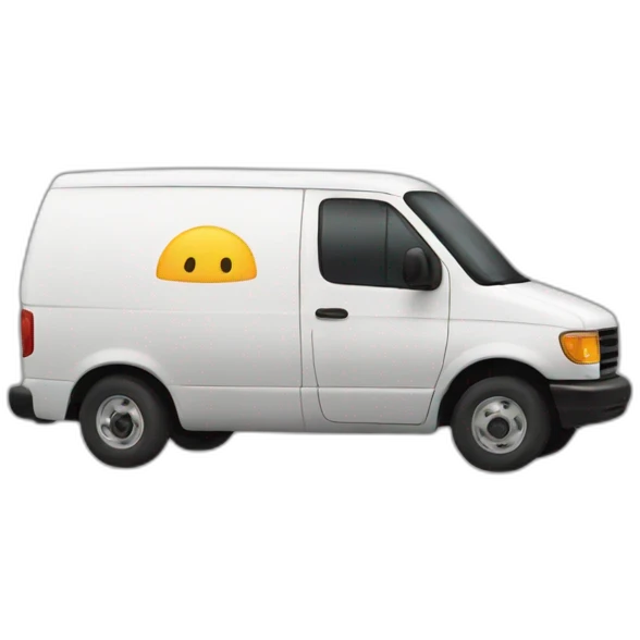 a shipping van emoji