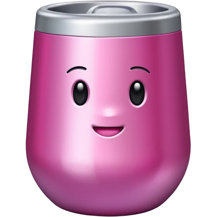 pink tumbler emoji