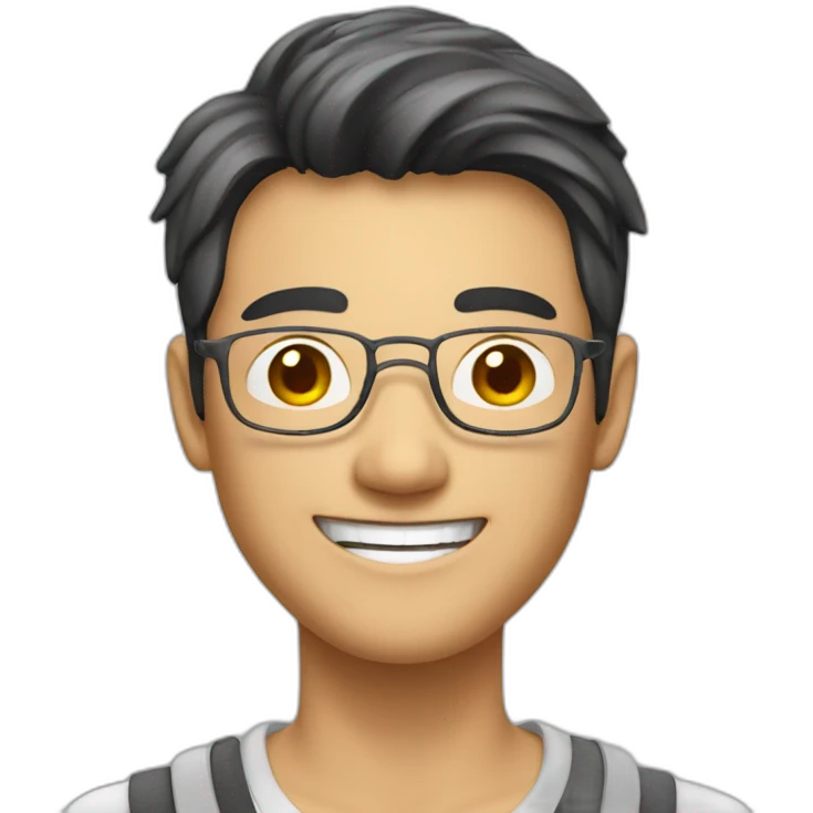 happy Hong Kong guy emoji