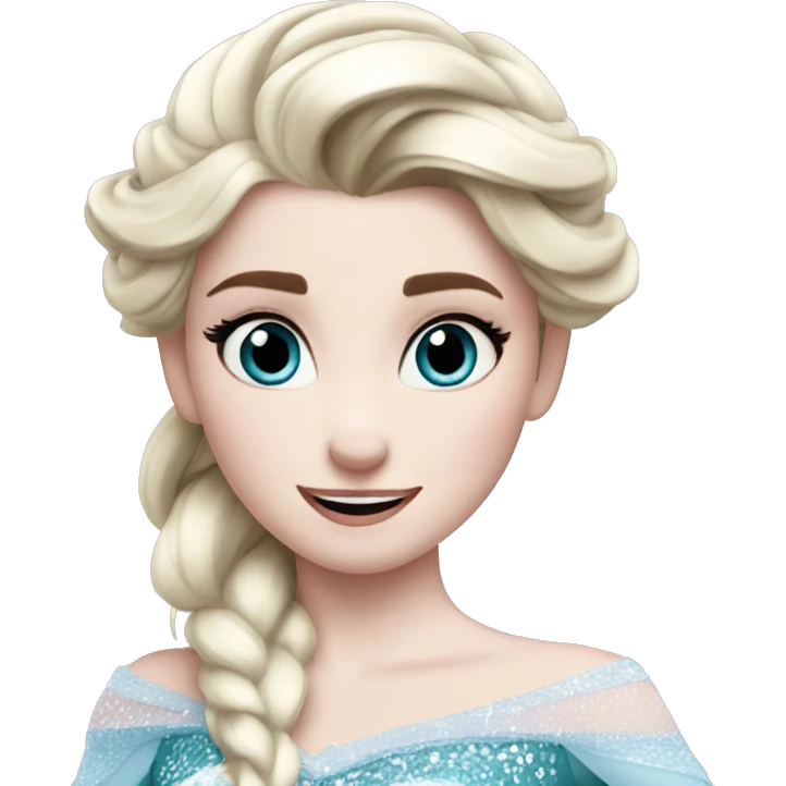 elsa and anna emoji
