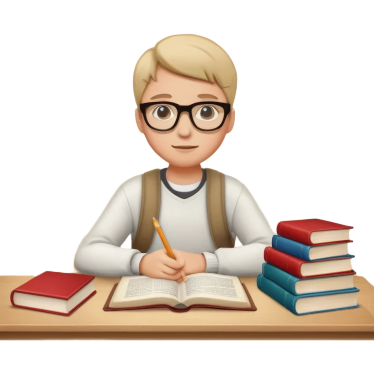 оқушы бөлмеде жүргенін жаса emoji