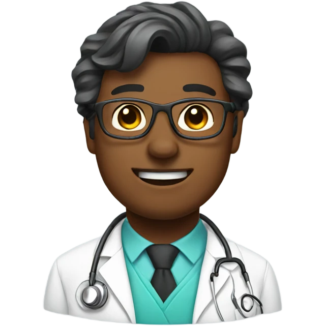 Doctor with a bow emoji