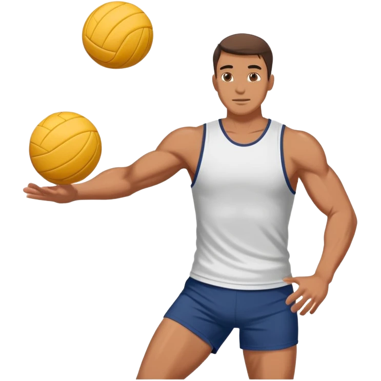 guy playing volleyball  emoji